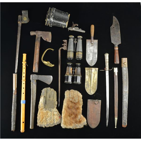 CIVIL WAR & INDIAN WAR MILITARIA & RELATED ITEMS.