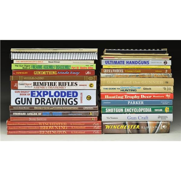 20+ FIREARMS RELATED BOOKS & CATALOGS.