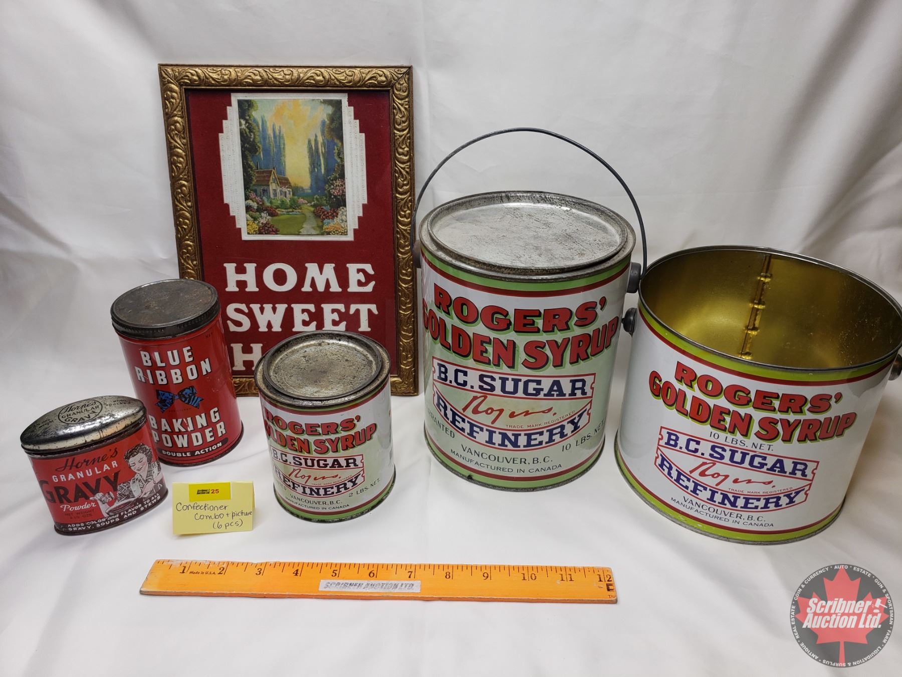 Confection Collector Combo (6): Tins (3 of Rogers' Golden Syrup ; Blue ...