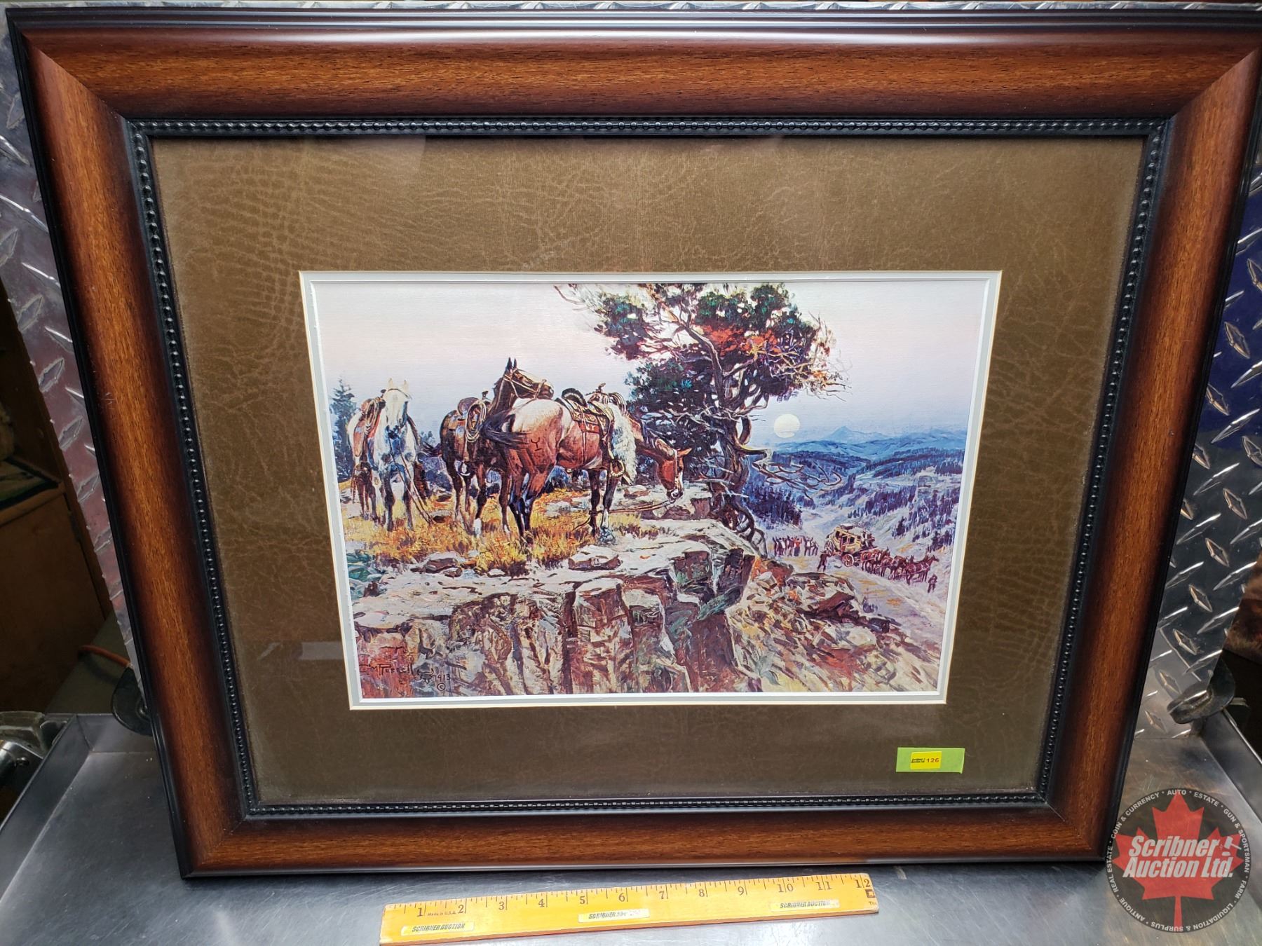 Professionally Framed & Matted Print Charlie Russell "Innocent Allies