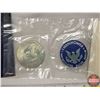 Image 2 : 1971 Collector Combo - Uncirculated (USA Silver Dollar & CANADA Year Set) (SEE PICS!)