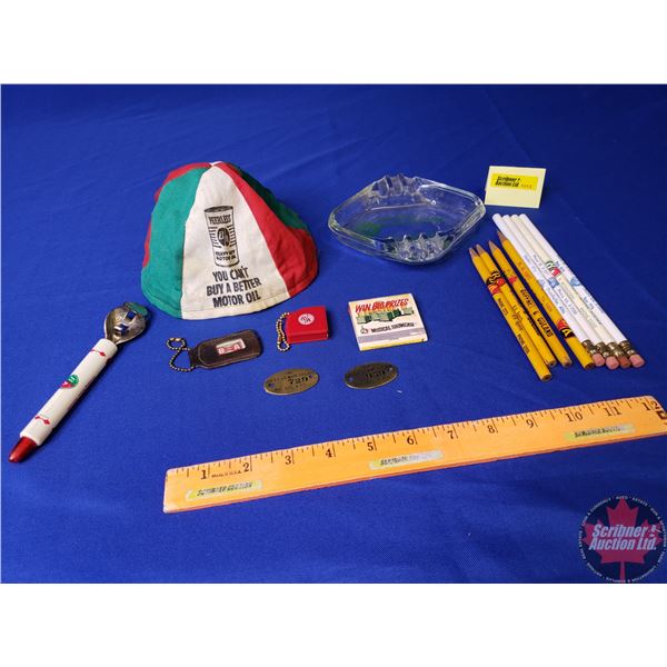 B/A Memorabilia (2 Brass Tags, Key Chains, Bottle Opener, Beanie, Measuring Tape, etc) (SEE PICS!)