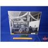 Image 1 : British American Pairing: Plaque "Property of British American Oil Co. Ltd." (2"H x 6"W) AND Framed 