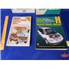 Image 3 : Auto Manuals (4) Chilton "Ford Vans 1961-1984" ; Haynes "Dodge 1996 - 2002 Minivans" ; Chevrolet Cor