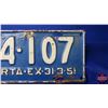 Image 2 : Alberta Lic Plate "Ex 31-3-51" (SEE PICS!)