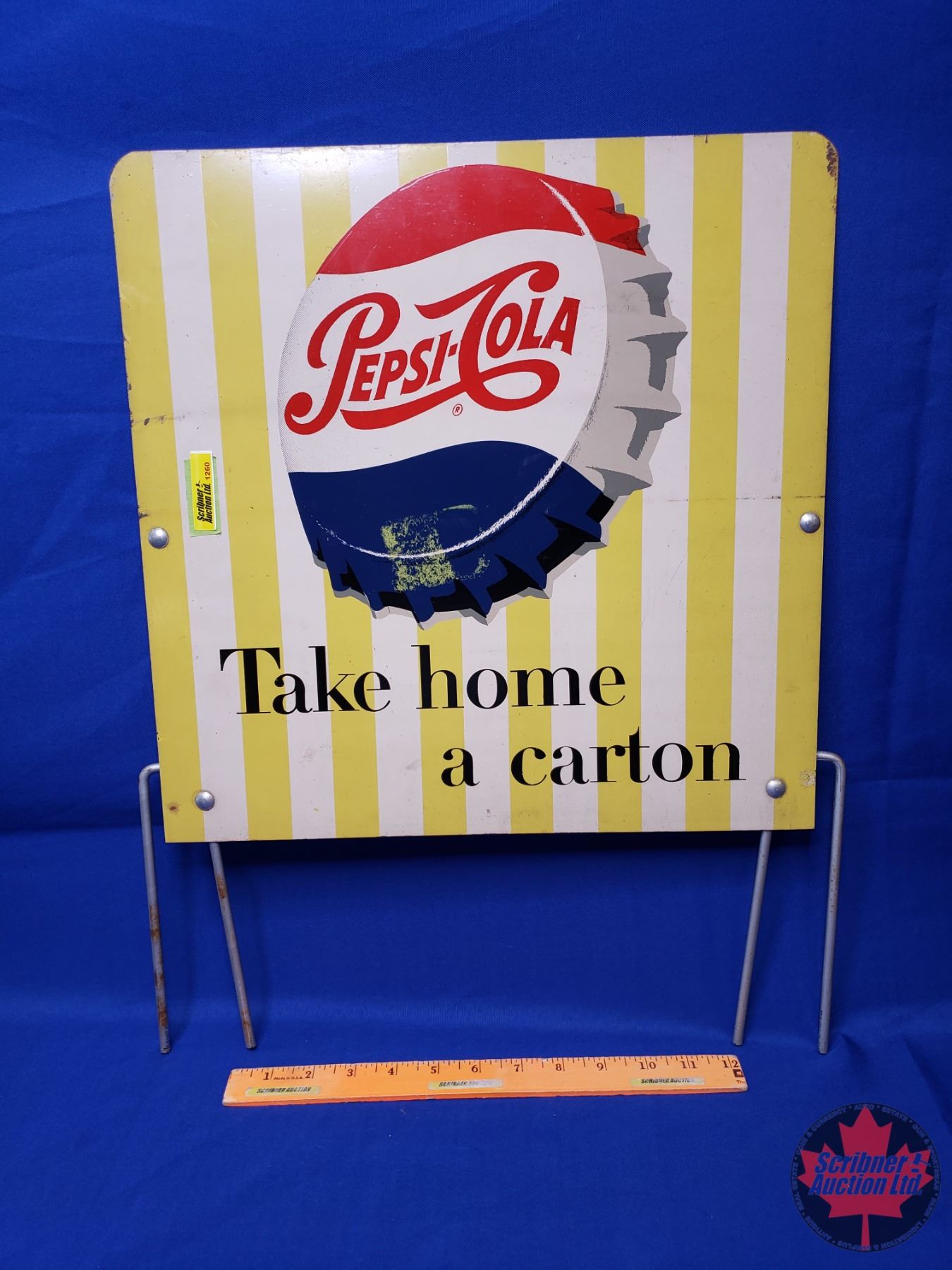 Double Side Metal Sign (Rack Topper)