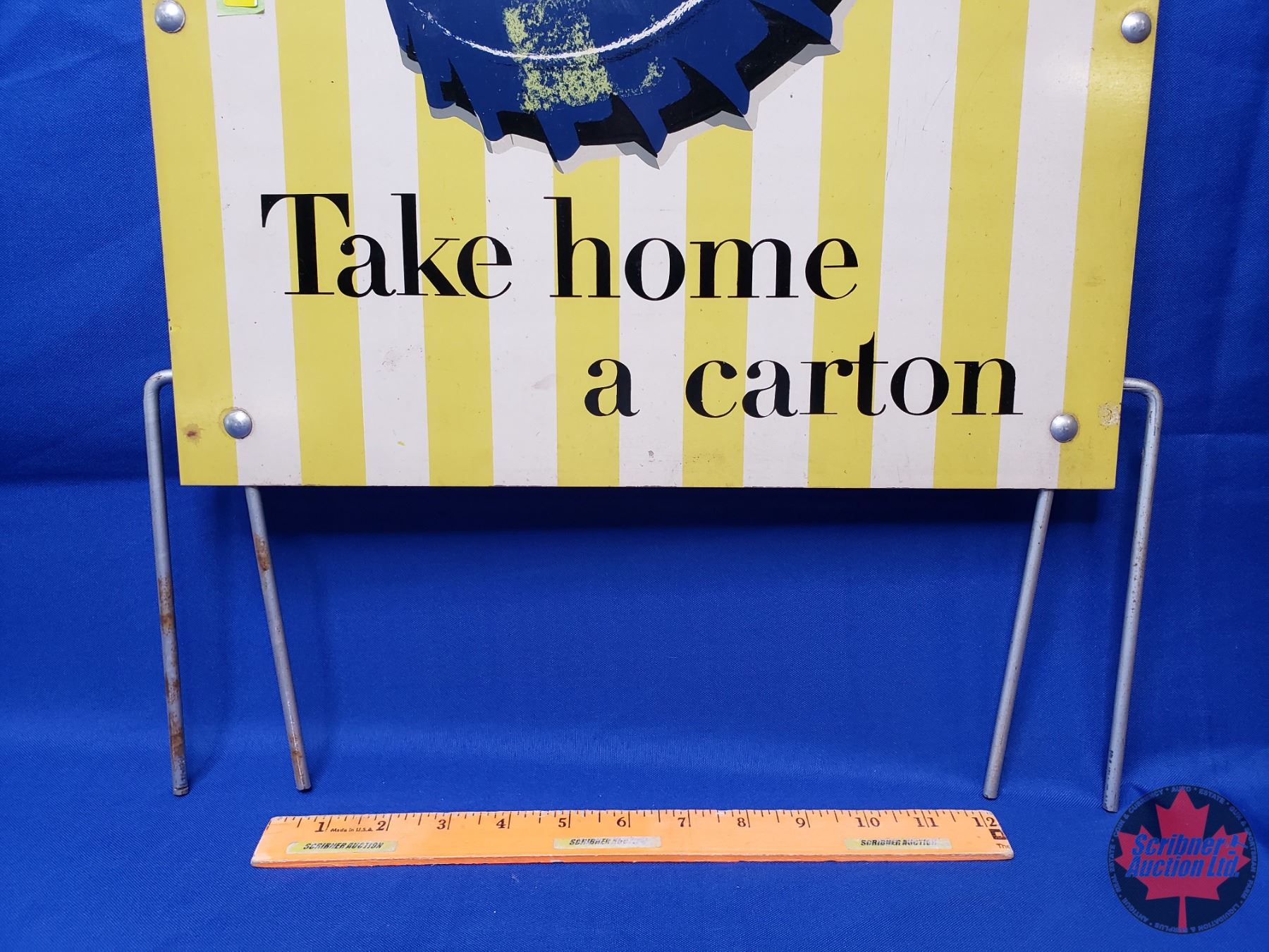 Double Side Metal Sign (Rack Topper)