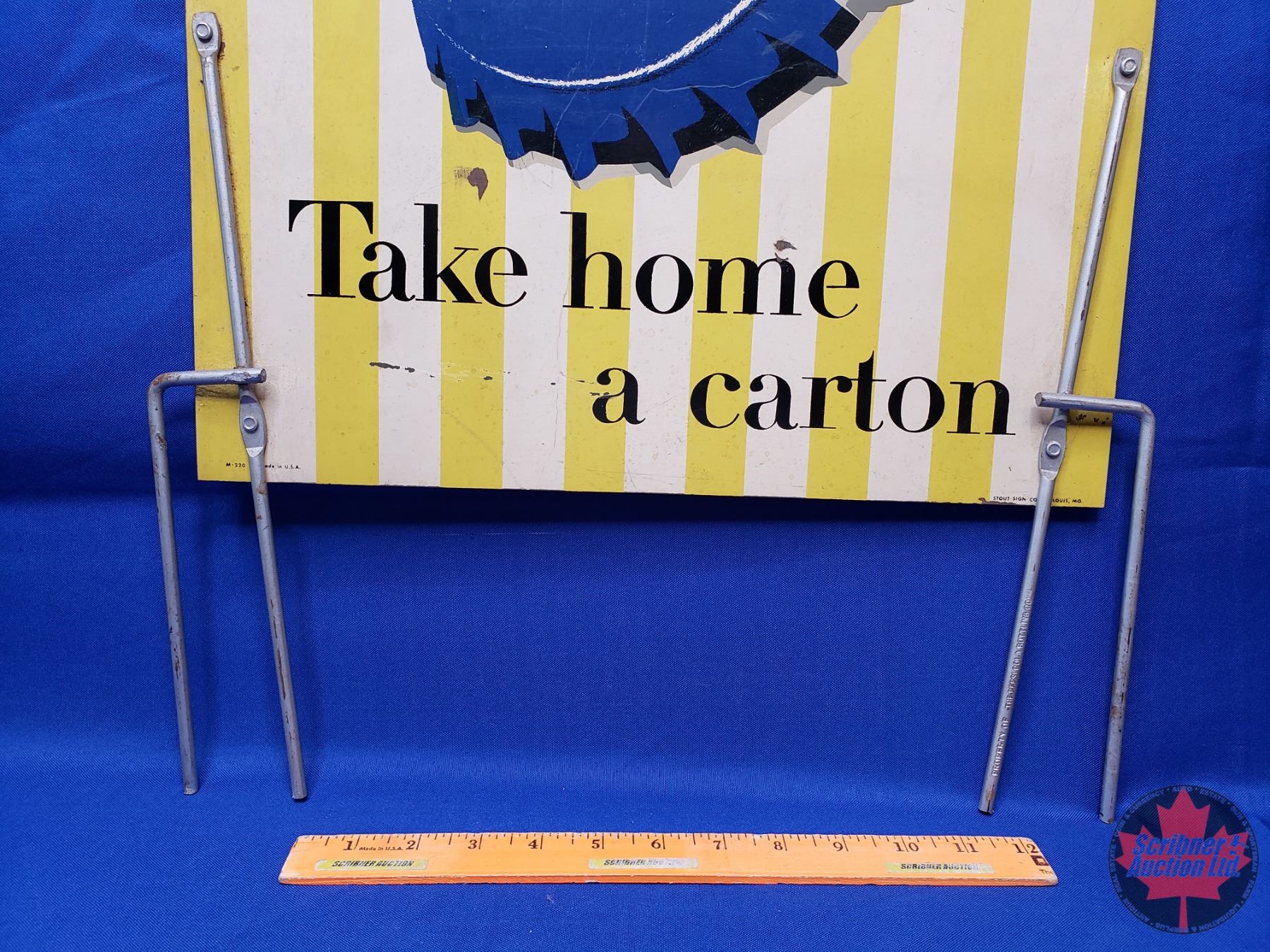 Double Side Metal Sign (Rack Topper)