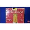 Image 5 : Cardboard Ad "Delicious! Try It." "Jacobson Bros. Lakewood, N.J." (Bottle "Lakewood Pale Dry Ginger 