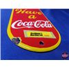 Image 4 : Enamel Palm Press "Come In! Have a Coca-Cola" (11-3/4"H x 4"W) (SEE PICS!)