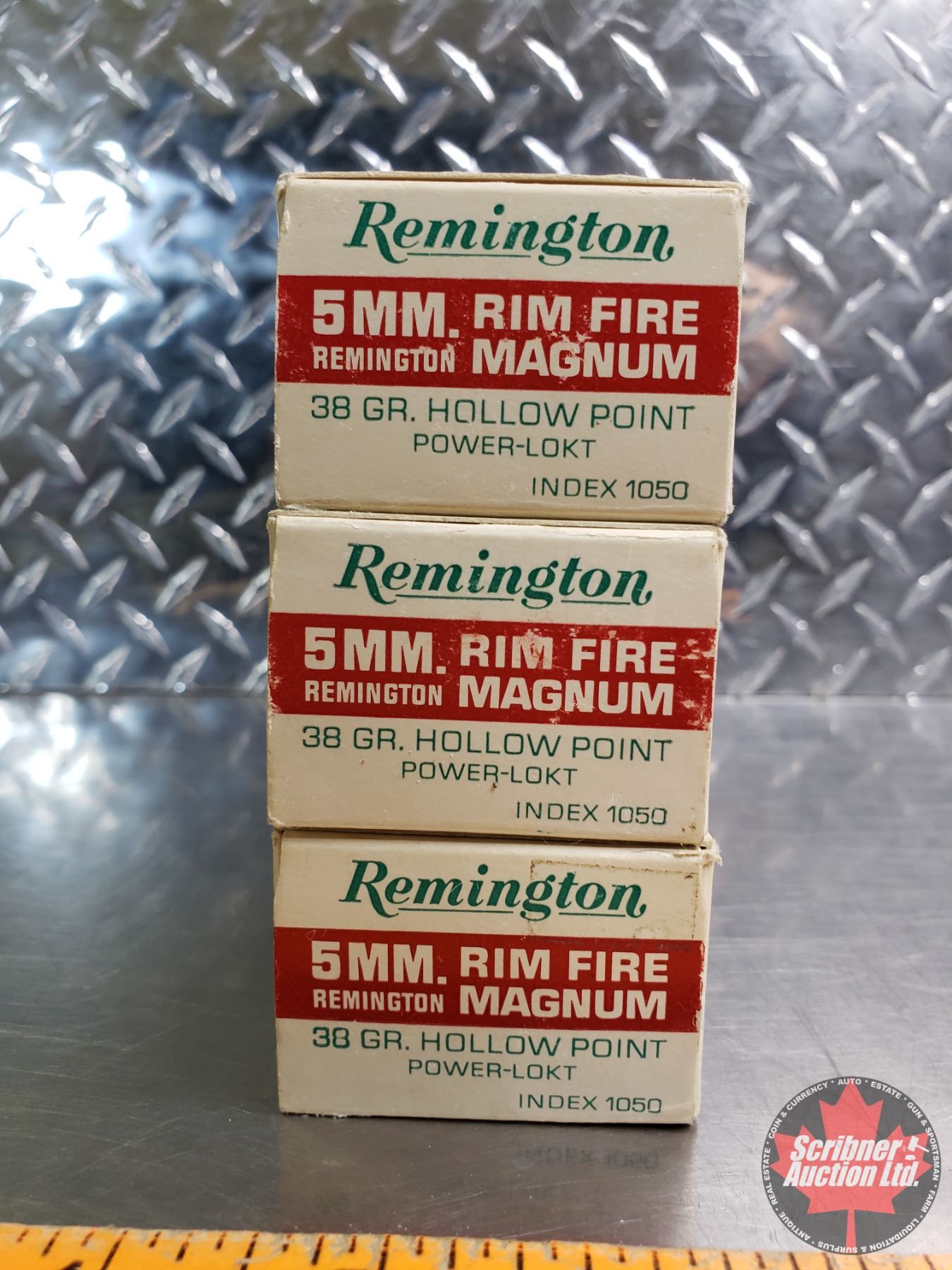 AMMO Remington Rimfire Magnum 5mm Remington 38gr H P 3 Boxes Of 50 ammo-remington-rimfire-magnum-5mm-remington-38gr-h-p-3-boxes-of-50