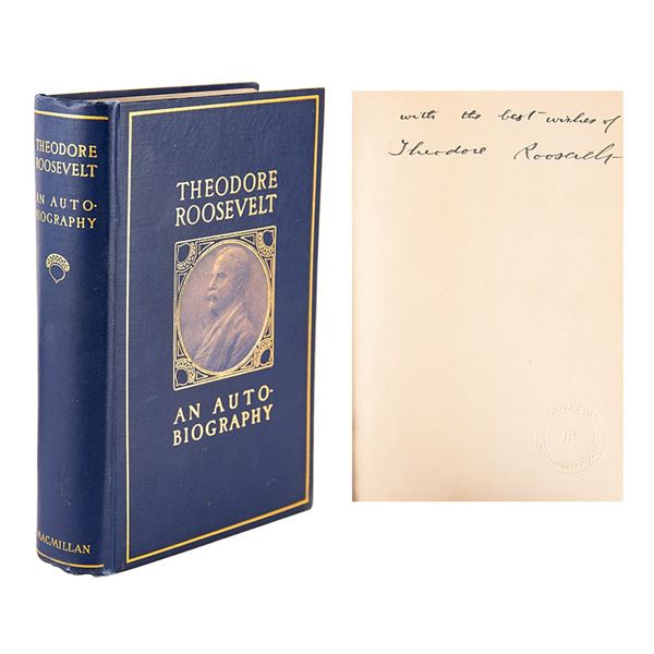 Theodore Roosevelt Signed Book