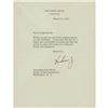 Image 1 : John F. Kennedy Typed Letter Signed