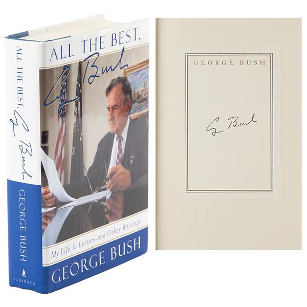 George Bush Signed Book