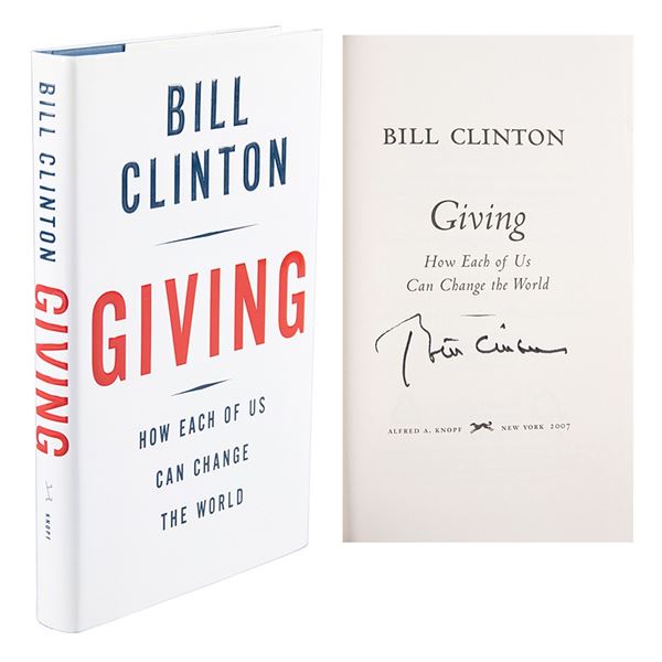 Bill Clinton Signed Book