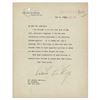 Image 1 : Calvin Coolidge Typed Letter Signed as President