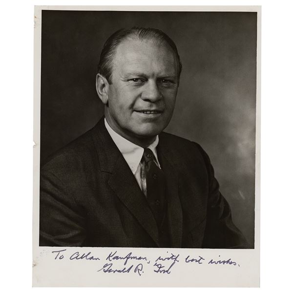 Gerald Ford Signed Photograph