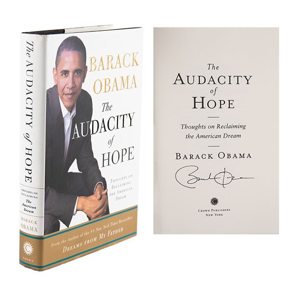 Barack Obama Signed Book
