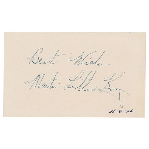 Martin Luther King, Jr. Signature