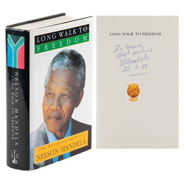Nelson Mandela Signed Book