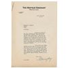 Image 1 : F. L. Maytag Typed Letter Signed