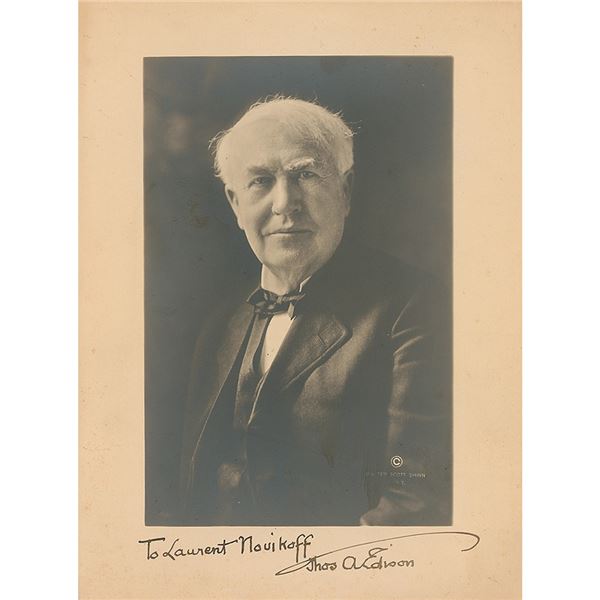 Thomas Edison Signed Photograph