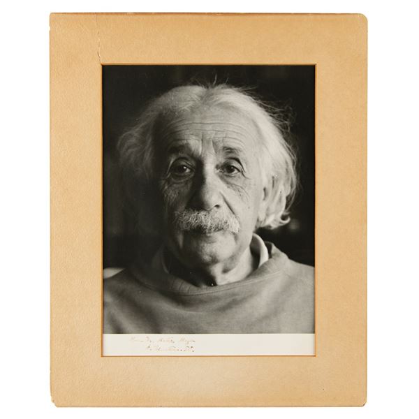 Albert Einstein Signed Photograph