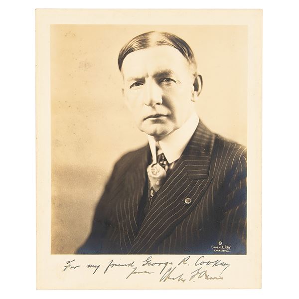 Charles G. Dawes Signed Photograph
