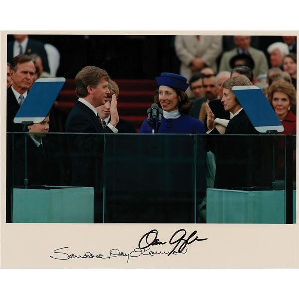 Sandra Day O'Connor and Dan Quayle Signed Photograph