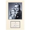 Image 1 : Princess Grace and Prince Rainer Signatures