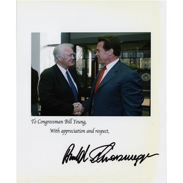 Arnold Schwarzenegger Signed Photograph