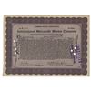 Image 1 : Titanic: Philip Albright Small Franklin Signed Stock Certificate