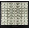 Image 1 : Treasury Department: Sheet of 32 Uncut Two-Dollar Bills