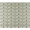 Image 2 : Treasury Department: Sheet of 32 Uncut Two-Dollar Bills