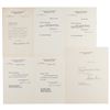 Image 1 : Warren Court Justices (6) Typed Letters Signed