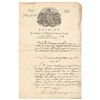 Image 1 : Lazare Carnot Document Signed