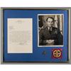 Image 1 : James Gavin Signed Photograph and Typed Letter Signed