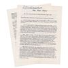 Image 1 : William Westmoreland Signed Speech Typescript