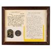 Image 1 : William P. Yarborough (2) Autograph Letters Signed with Yarborough's Uniform-Worn 509 Parachute Infa