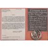 Image 1 : William P. Yarborough's French 3rd Zouave Regiment Signed Badge Display with Handwritten Notes