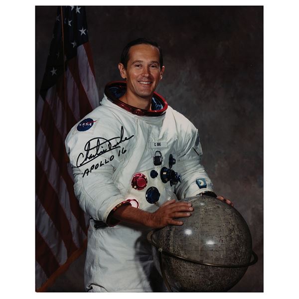 Charlie Duke Signed Photograph