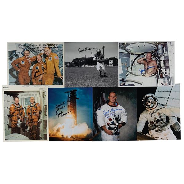 Jack Lousma (7) Signed Photographs