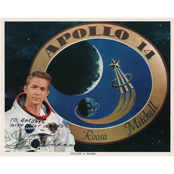 Stuart A. Roosa Signed Photograph