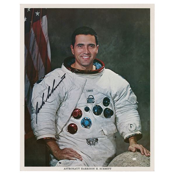Harrison Schmitt Signed Photograph