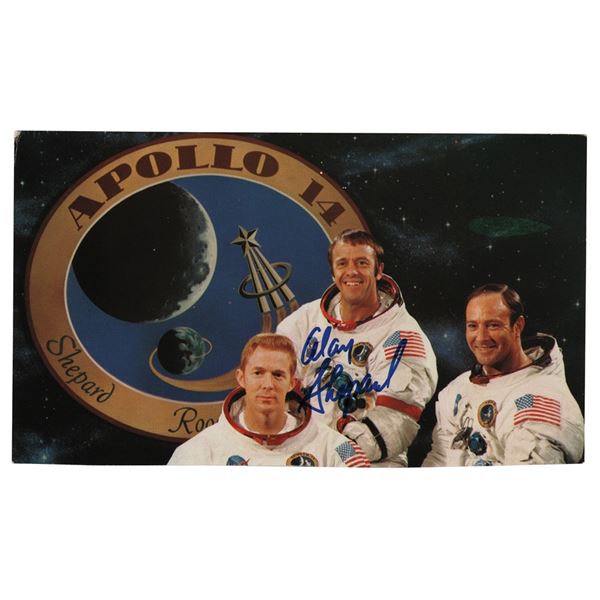 Alan Shepard Signed Postcard