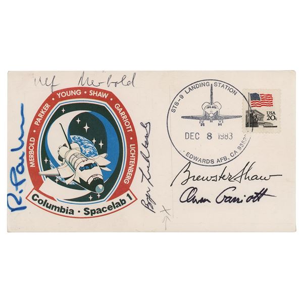 STS-9 Signed 'Landing Date' Cover
