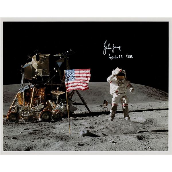 John Young Signed Photograph