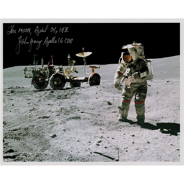 John Young Signed Photograph