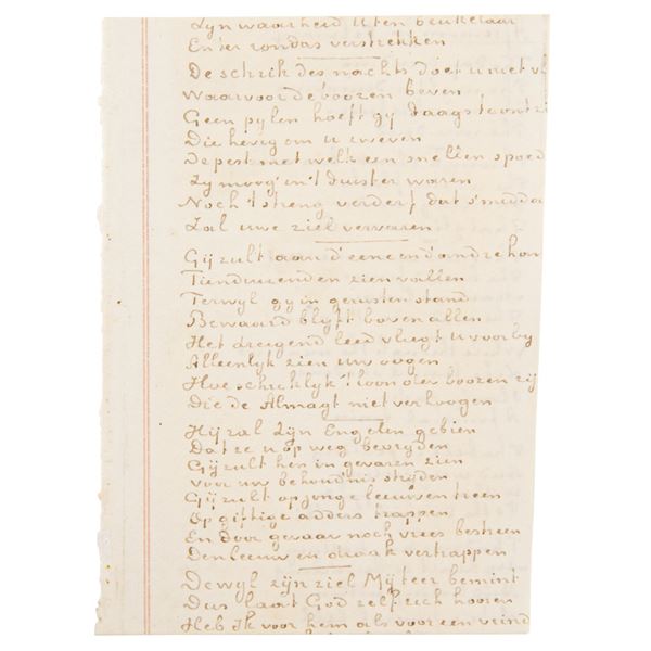 Vincent van Gogh Handwritten Manuscript