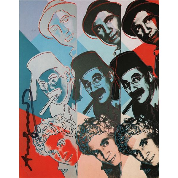 Andy Warhol Signed Promo Card
